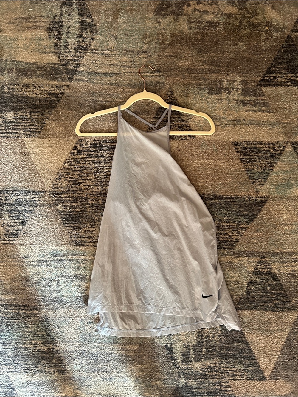 Nike Pale Gray Racerback Tank Top